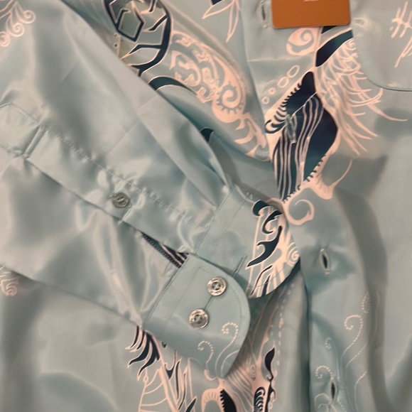 Silk Long Sleeve Button down John Master size L - Picture 5 of 5